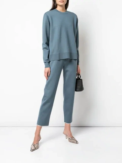 Shop Casasola Slim-fit Trousers In Blue