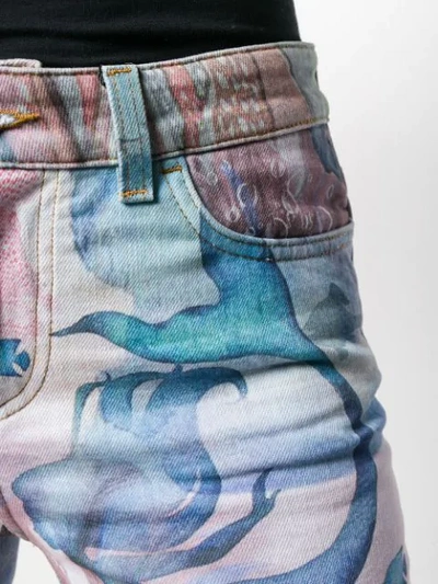 Shop Philipp Plein Underwater Slim-fit Jeans In Pink