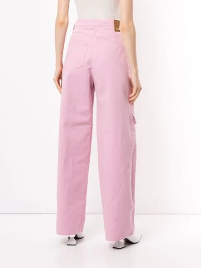 Shop Jacquemus Le Jean De Nîmes Jeans In Pink