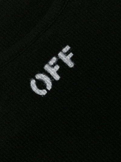 Shop Off-white Logo Print Vest In Black