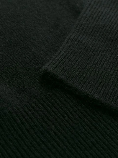 Shop John Richmond Sequin-embellished Knitted Jumper In Black