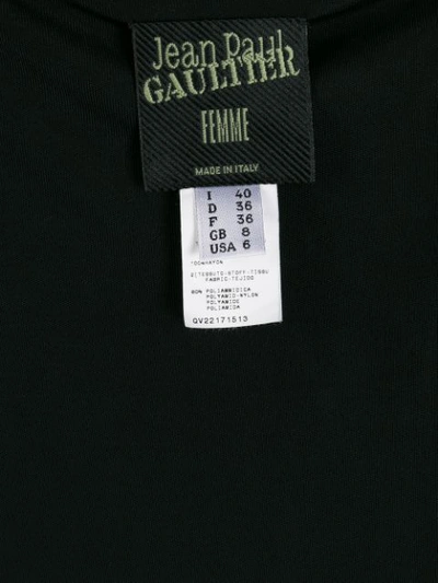 Pre-owned Jean Paul Gaultier 2000's Evening Dress In Black
