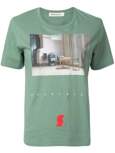 Shop Undercover Decor Print T-shirt In Green