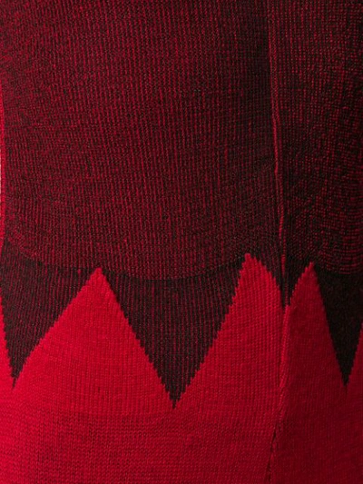 Pre-owned Jean Paul Gaultier 1987 Knitted Jumpsuit In Red