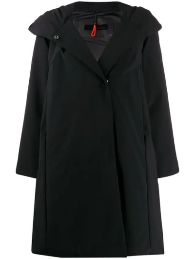 Shop Rrd Flared Boxy Fit Rain Coat In Black