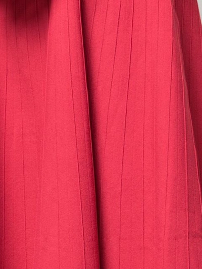 Shop Casasola Sleeveless Round Neck Dress In Red