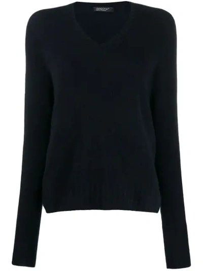 Shop Aragona Knitted Top In Blue