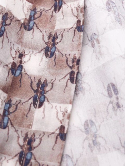 Shop Styland Ant Print Shirt In Neutrals
