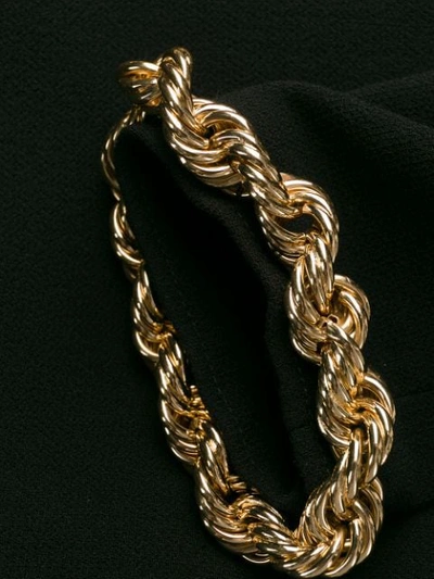 Moschino Chain Trim Midi Dress In Black