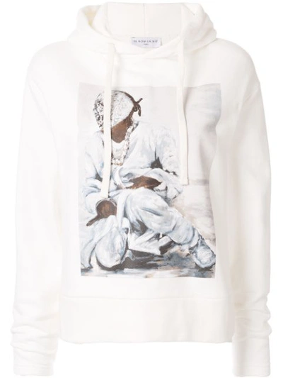 Shop Ih Nom Uh Nit Painting Print Hoodie In White