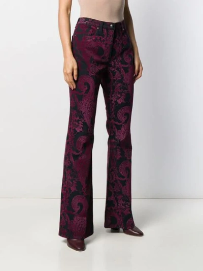 Shop Etro Paisley Jeans In 200 Blue/pink