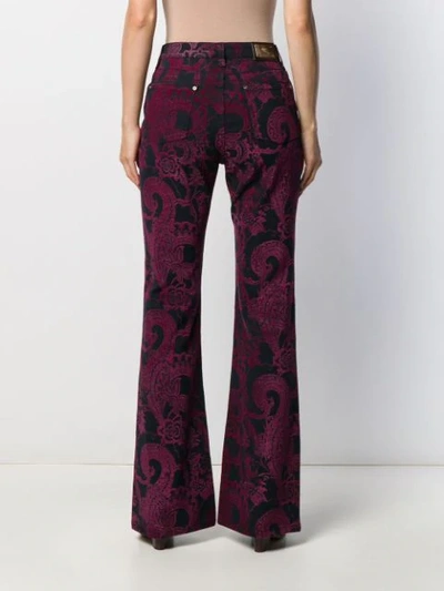Shop Etro Paisley Jeans In 200 Blue/pink