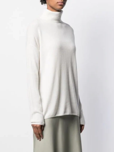 Iris Von Arnim Loose-fit Turtleneck Jumper In Neutrals
