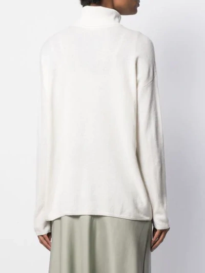 Iris Von Arnim Loose-fit Turtleneck Jumper In Neutrals