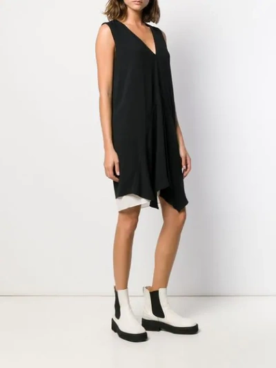 Pre-owned Gucci Asymmetric Sleeveless Dress In Black