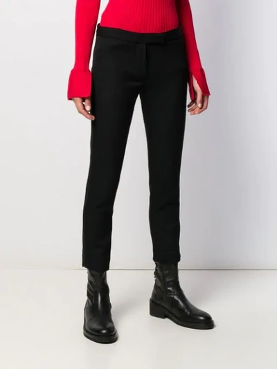 Shop Ann Demeulemeester Straight-leg Trousers In Black