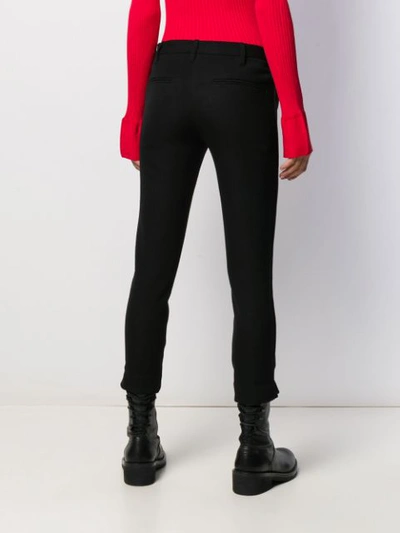 Shop Ann Demeulemeester Straight-leg Trousers In Black