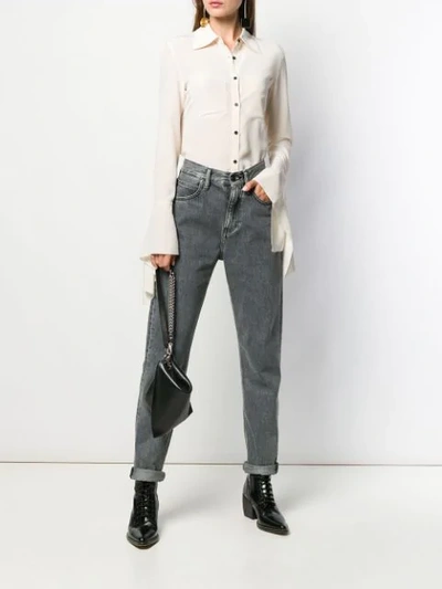 Shop Zadig & Voltaire Pointed Collar Shirt In 大地色
