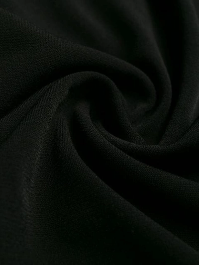 Shop Atu Body Couture Zip Up Jumpsuit In Black