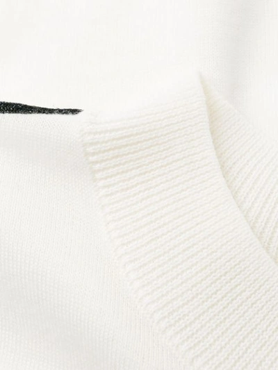 Shop Armani Exchange Pullover Mit Kontrastborte In White