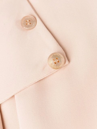Shop Stella Mccartney Twist-front Split-sleeve Dress In Pink