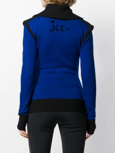 Shop Rossignol X Jcc Jc De Castelbajac Flock Drawi Half-zip Jumper In Blue