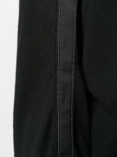 Shop Brunello Cucinelli Chain Trim Cardigan In Black
