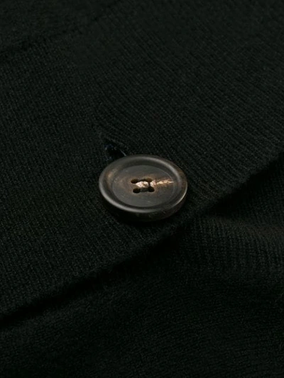Shop Brunello Cucinelli Chain Trim Cardigan In Black