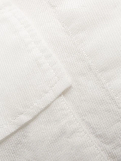 Shop Barena Venezia Mandarin Collar Loose-fit Shirt In White