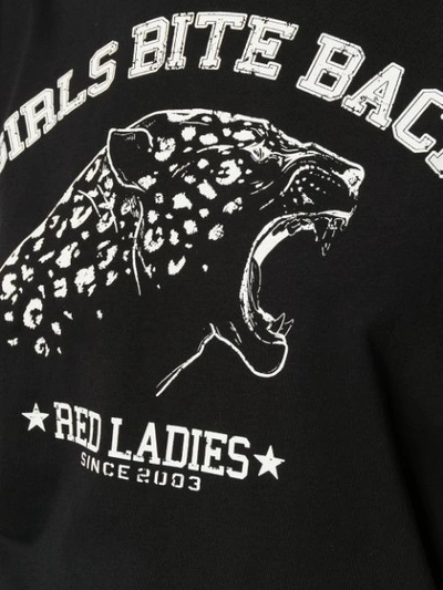 Shop Red Valentino Girls Bite Back T-shirt In Black
