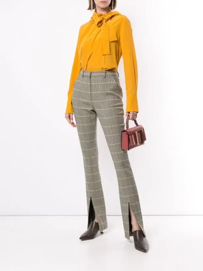 Shop A.l.c Sophie Silk Blouse In Yellow