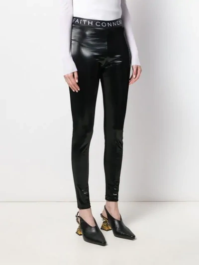 Faith Connexion Logo Waistband Leggings In Black
