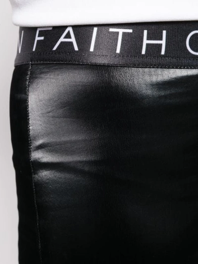 Faith Connexion Logo Waistband Leggings In Black