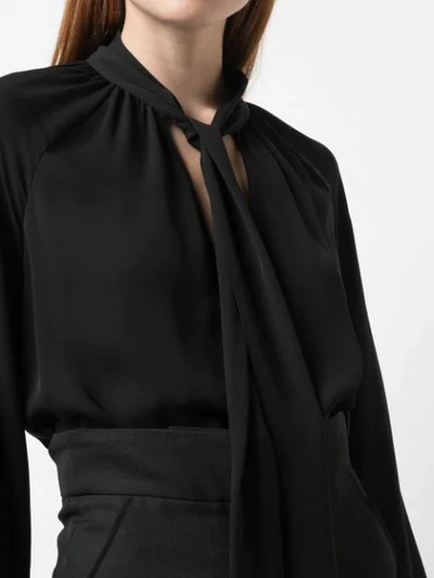 Shop Theory Crepe Blouse In Black