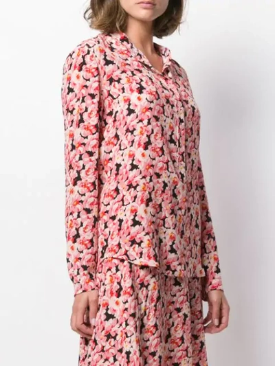 Shop Stella Mccartney Bluse Mit Blumenmuster In Pink
