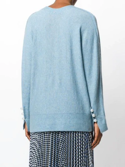 Shop 3.1 Phillip Lim / フィリップ リム V-back Sweater In Blue