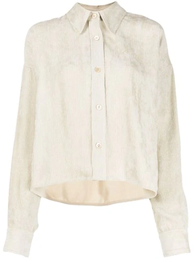 Shop Isabel Marant Cord Boxy In White