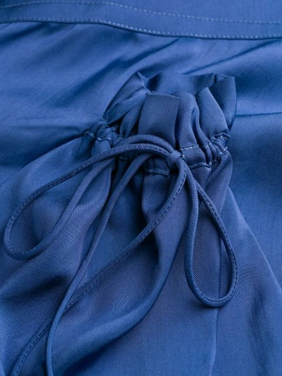 Shop Jacquemus La Robe Valmy Shirt Dress In Blue