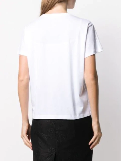 Shop Red Valentino Forget Me Not T-shirt In White