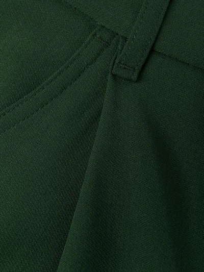 Shop Fabiana Filippi Tapered Trousers In Green