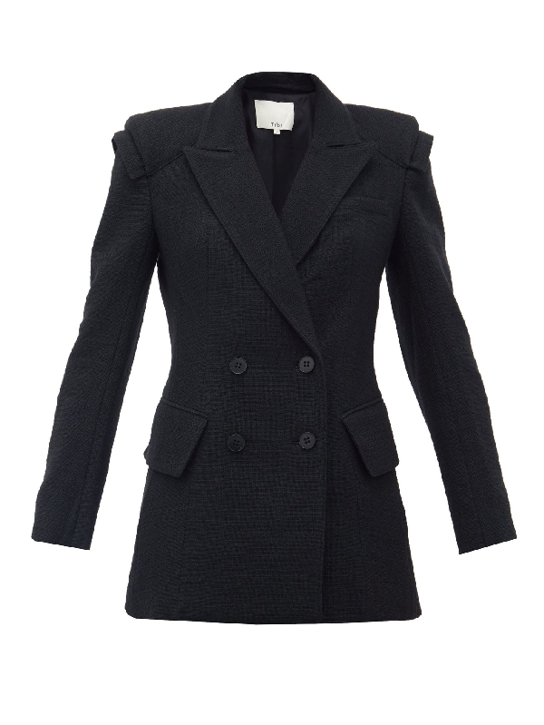 basketweave blazer
