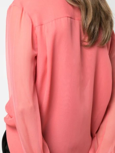Shop Carolina Herrera Hemd Mit Rüschen In Pink