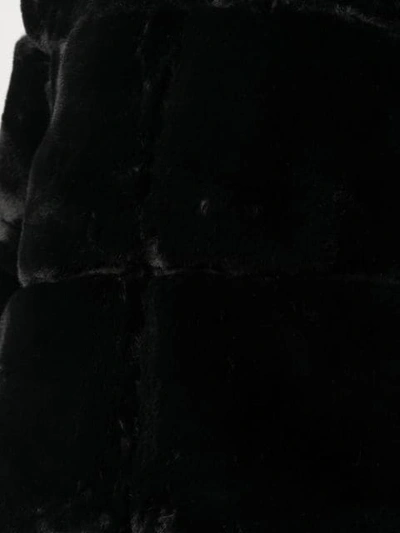 Shop Apparis Skylar Faux-fur Coat In Black