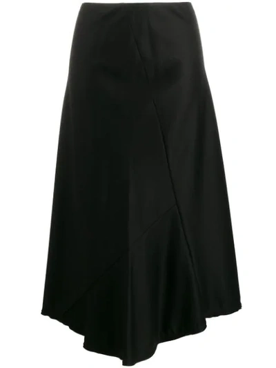 Shop Theory Bias Slip Skirt In Black