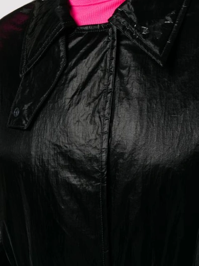 Shop Aspesi 78 Giri Belted Coat In Black