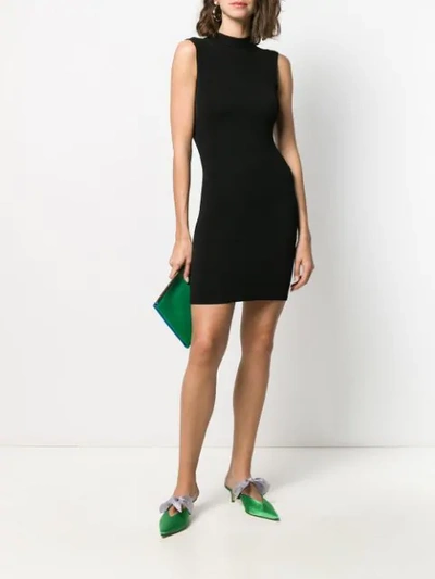 Shop Styland Sleeveless Mini Dress In Black