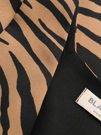 Shop Blanca Zebra Print Camisole In Brown