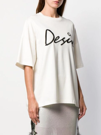 Christopher Kane Desire T-shirt In Neutrals