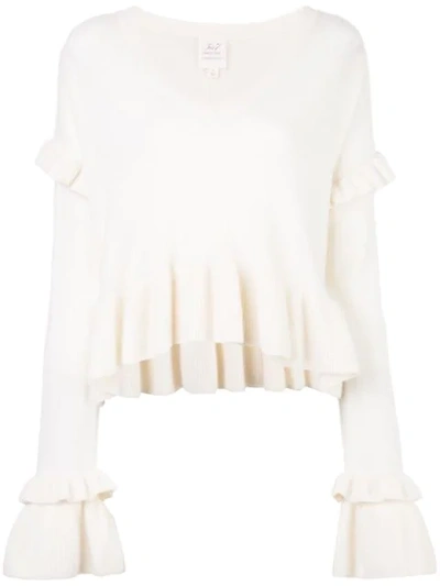 Shop Cinq À Sept Abigail Pullover In White