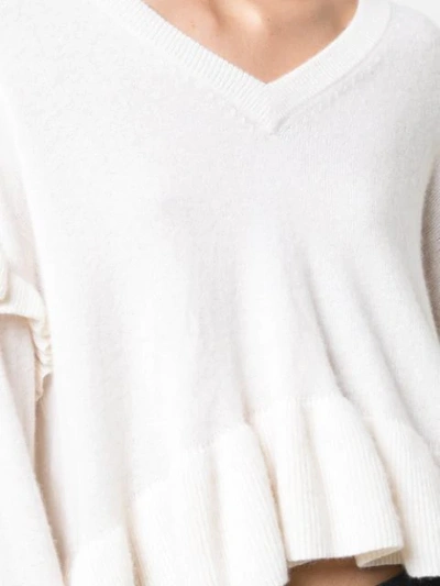 Shop Cinq À Sept Abigail Pullover In White